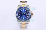 EW Factory New 41MM Rolex Submariner Two Tone Watch Blue Dial & Bezel